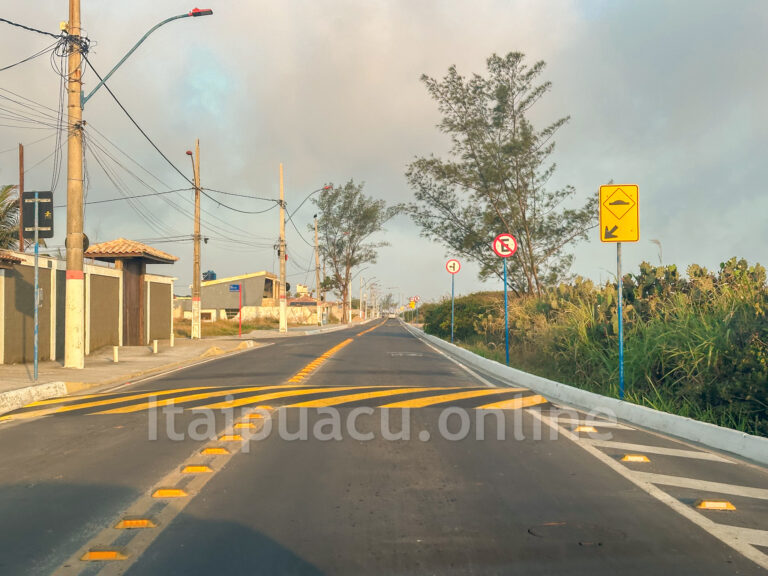 Itaipuaçu: Quebra-molas são instalados para reduzir velocidade na Orla
